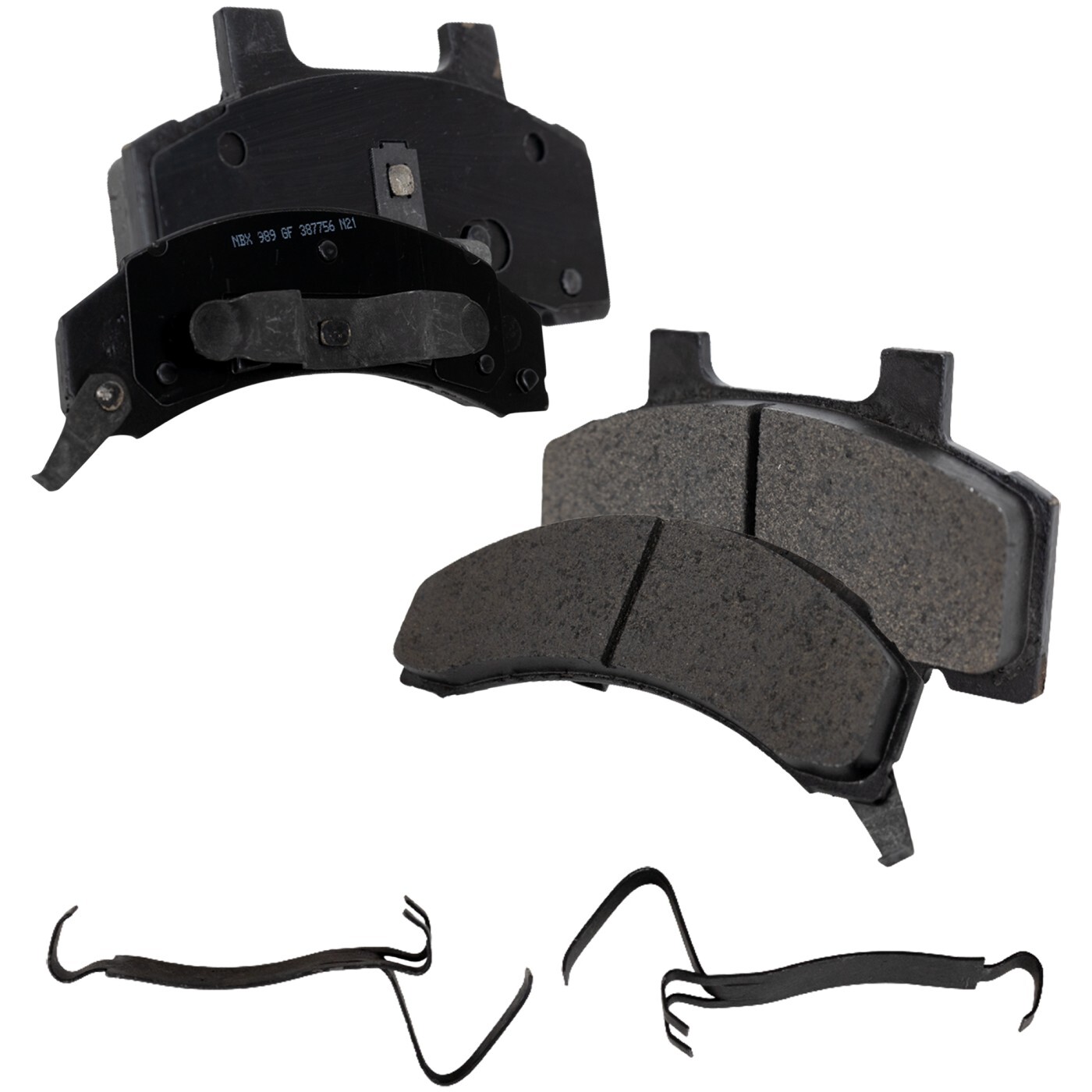 Front Semi-Metallic Brake Pad Set For 1990-1996 Oldsmobile Cutlass Ciera