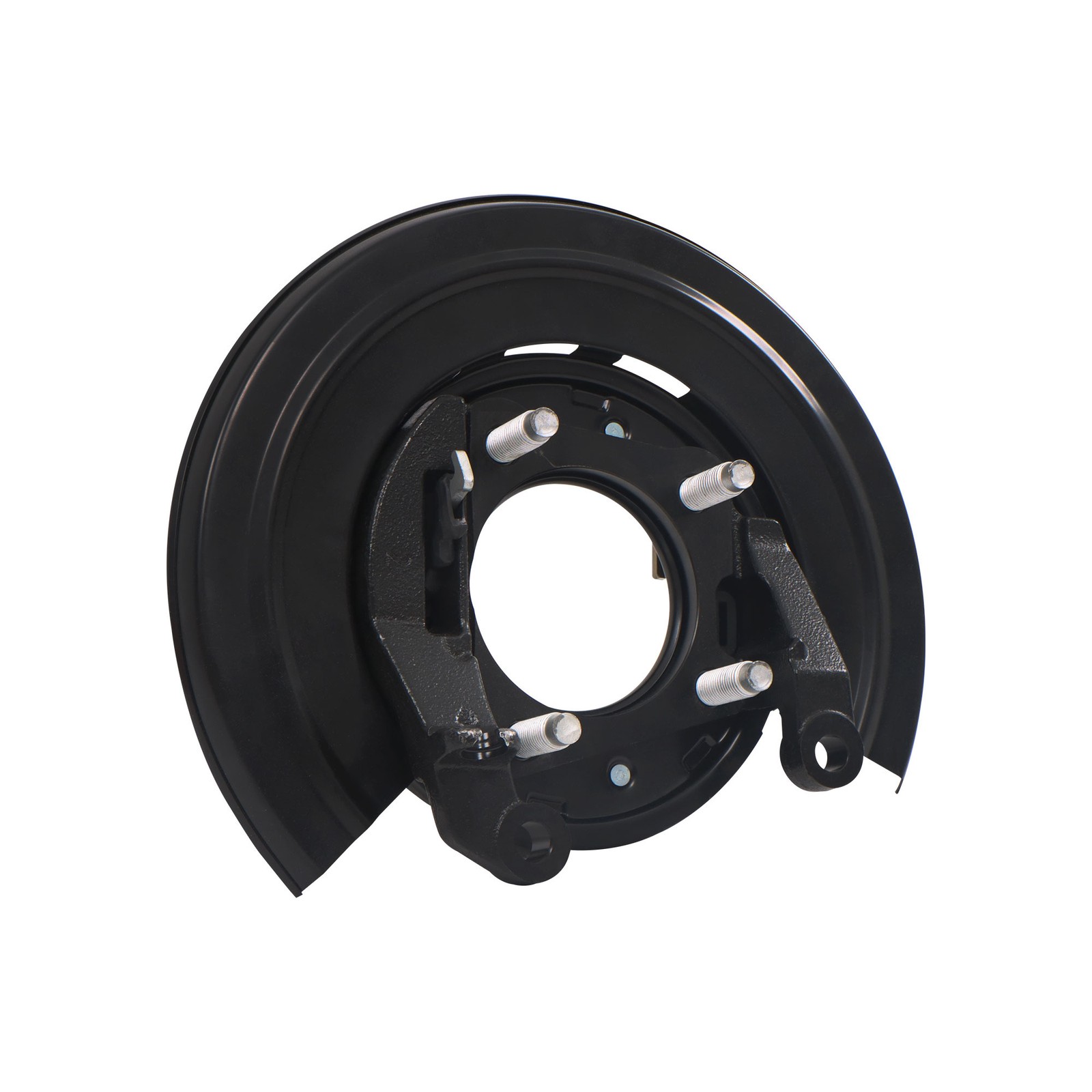 Rear Left Parking Brake Assy w/ Loaded Backing Plate for Ford F-250 Super Duty