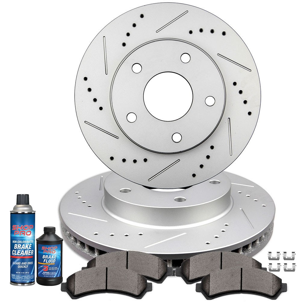 For 98 99 00 01 02 03 04 05 Blazer 2Wd 4Wd Front Brake Rotors And Ceramic Pads