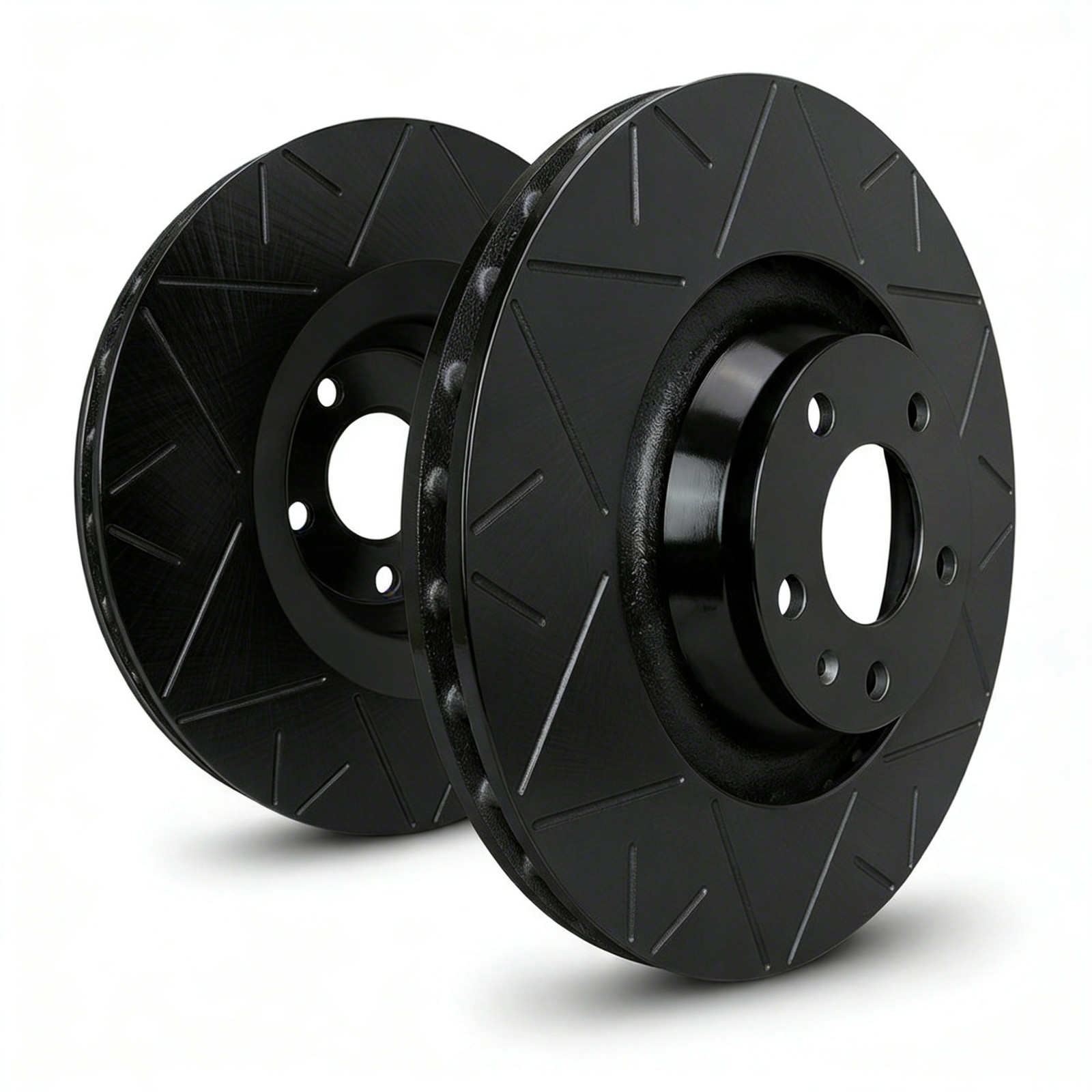 SP Performance V55-050-B Peak Black Zinc Rear Brake Rotors 98-02 Camaro/Firebird
