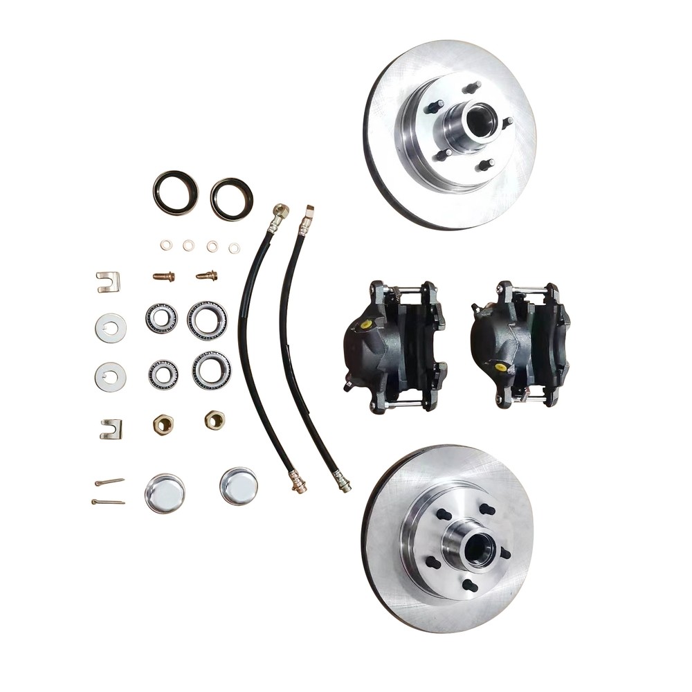 Front Truck Disc Brake Conversion Wheel Component Kit 5Lug For 1960-70 Chevy C10