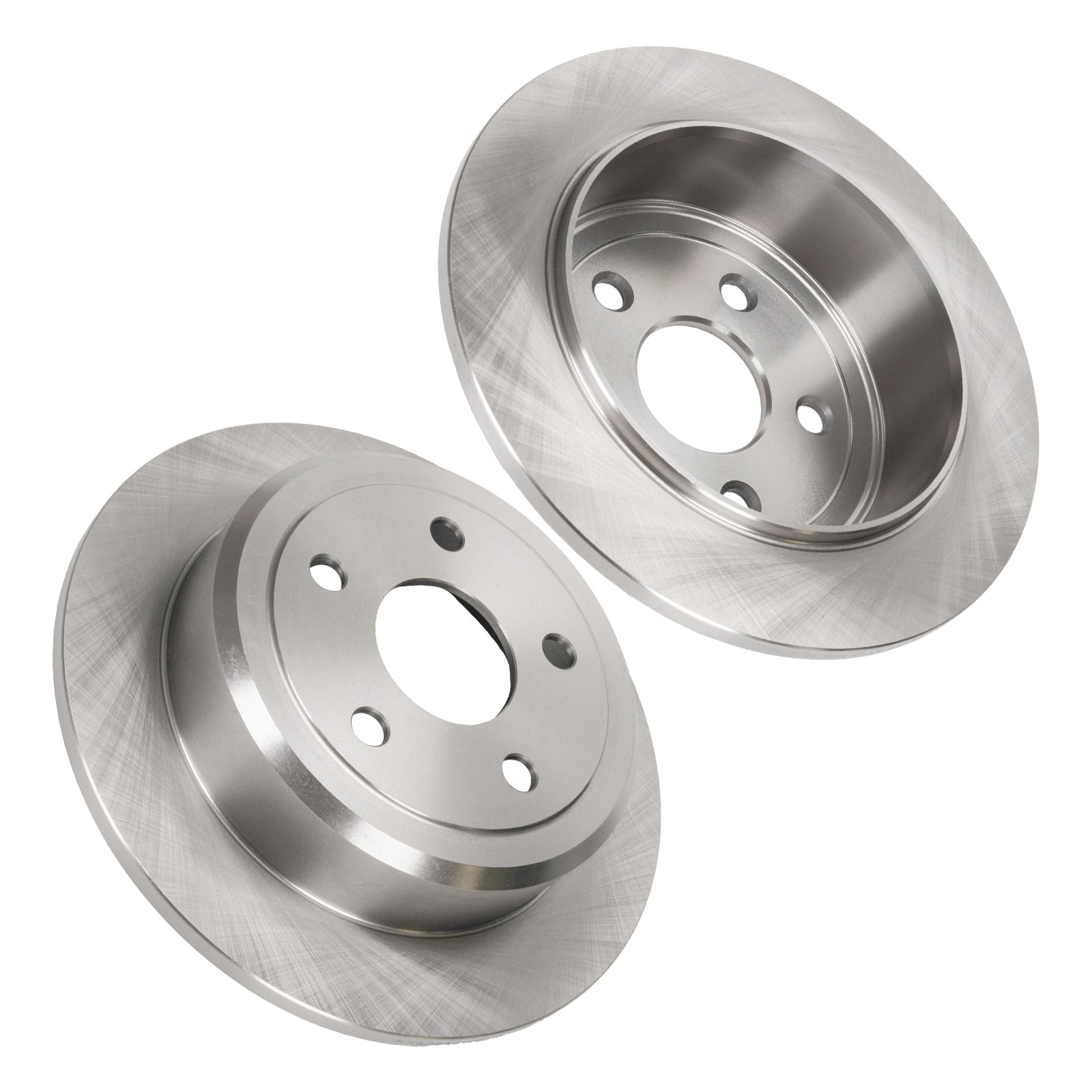 Rear Solid Brake Rotors Fits 2007-2018 Jeep Wrangler JK 2018 Jeep Wrangler Pair