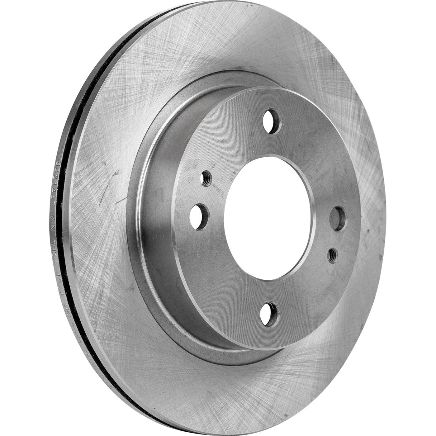 Front Brake Disc and Pad Kit For 2014-15 Mitsubishi Mirage Ceramic Plain Surface