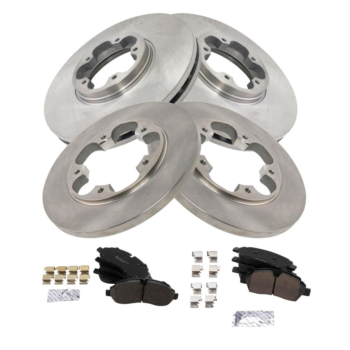 Front & Rear Premium Posi Ceramic Disc Brake Pads & Rotors for T150 T250