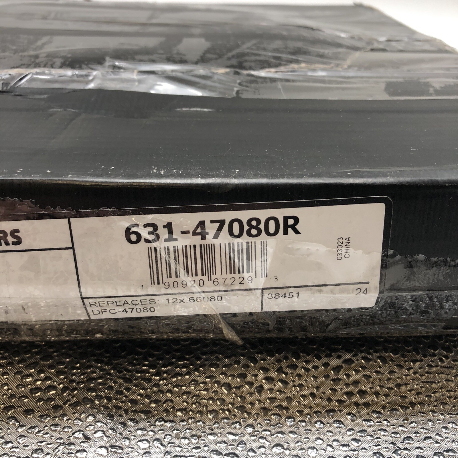 DFC Front Right Drilled And Slotted Disc Brake Rotor Silver 631-47080R