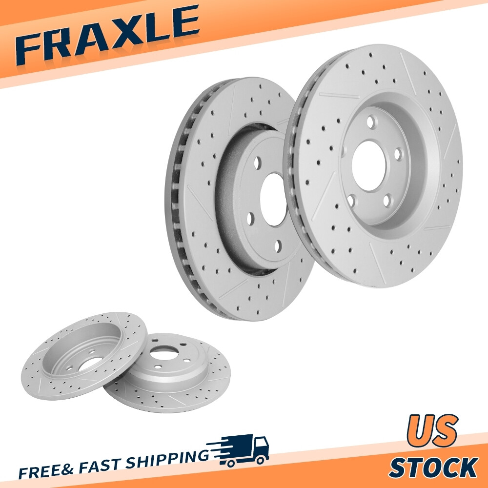 Front Rear Brake Rotors For Dodge Durango 2011 2012 2013 2014 2015 2016 – 2020