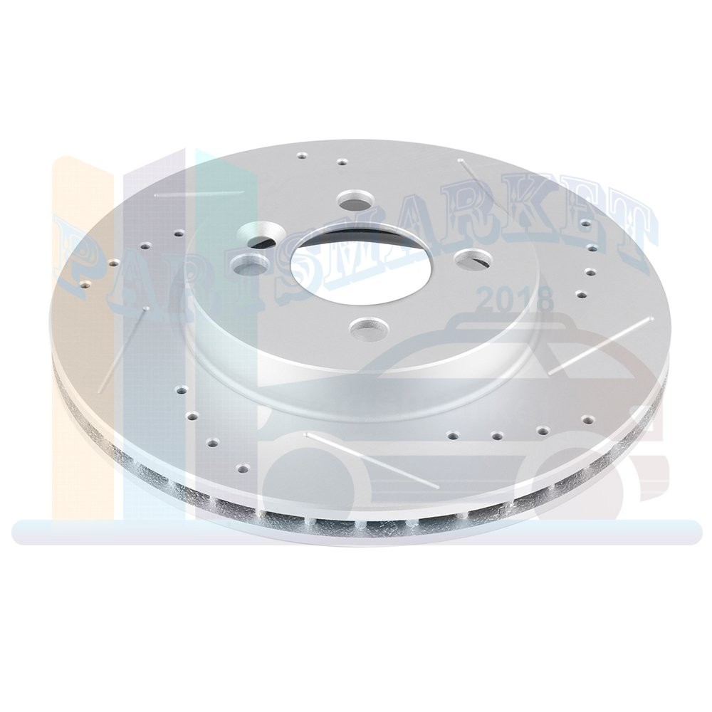 Front Discs Brake Rotors Kits Fits MINI Cooper Coupe Base G3000 Casting Vented