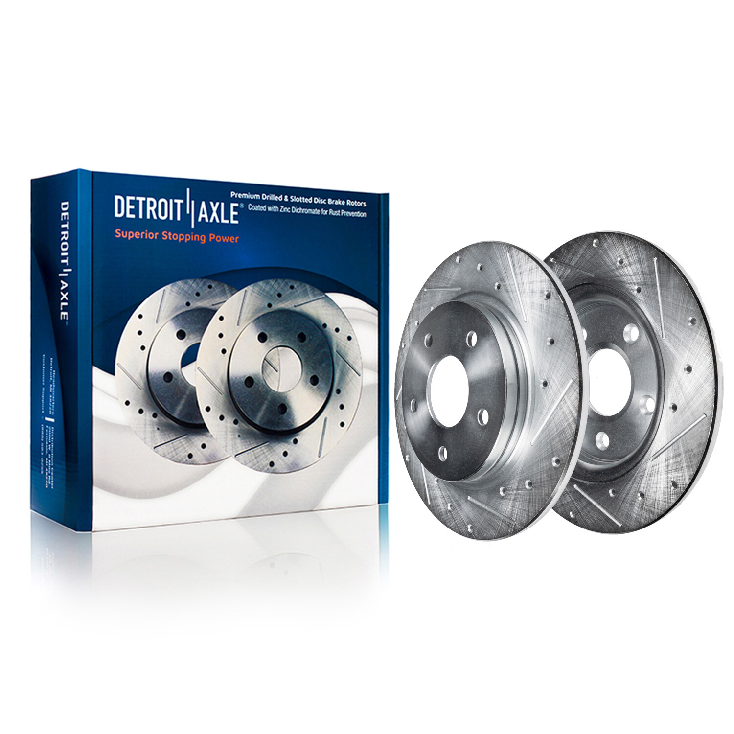 Front and Rear DRILLED SLOTTED Disc Rotors for 1998 1999 – 2002 Honda Accord V6