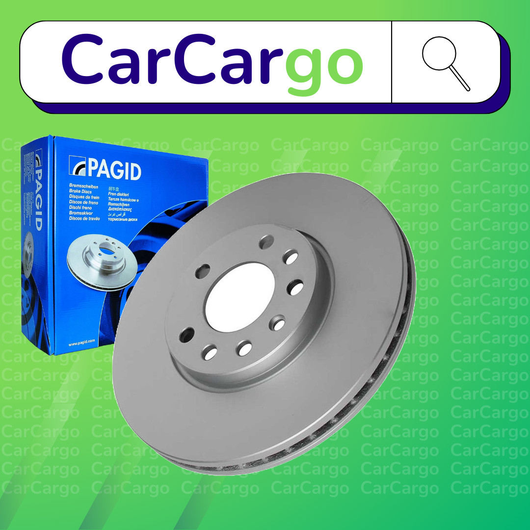 Pagid Vented Front Brake Discs Pair For Saab 9-3 1.8 T 2005-2015 285 mm