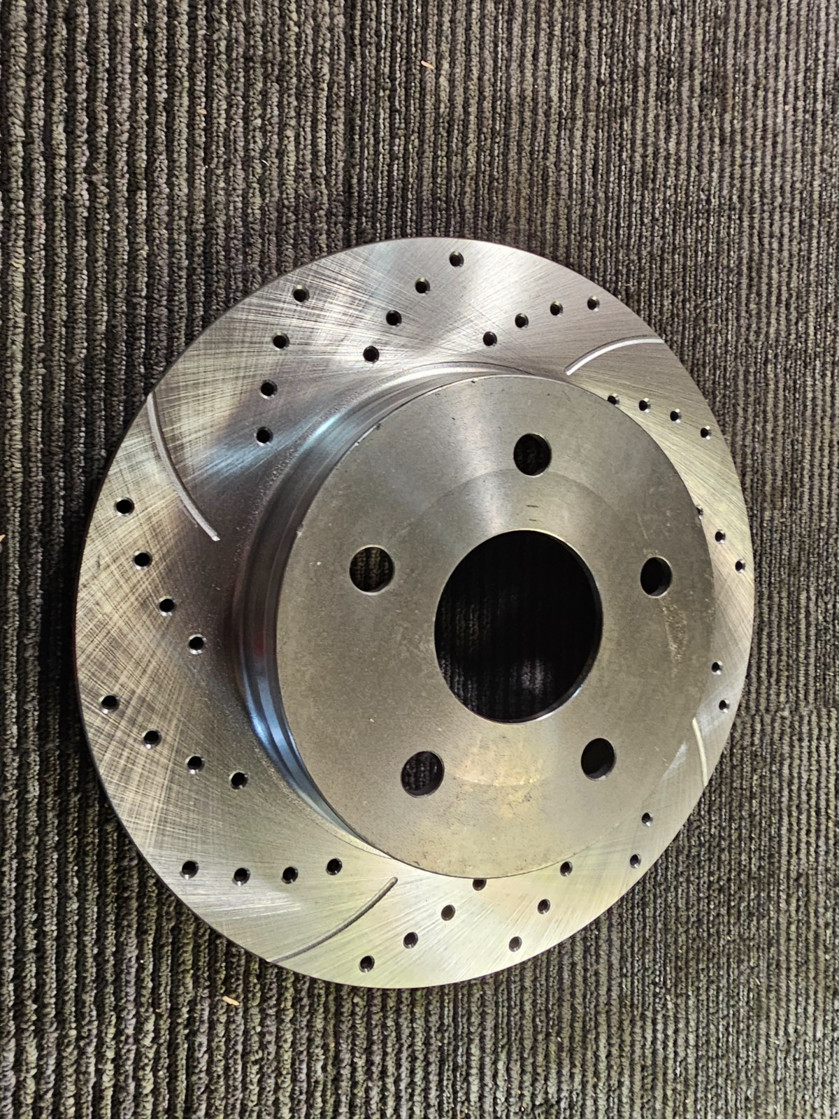 (QTY 2) Front Drilled & Slotted Brake Rotors 210-BR302 Left and Right Side