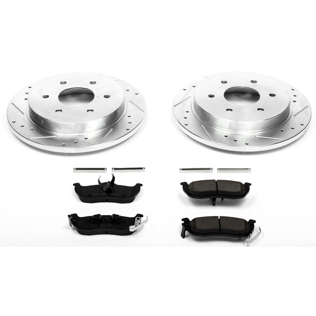 Powerstop 350mm Front 319.6mm Rear Brake Discs Calipers Pads Kit for QX56 Armada