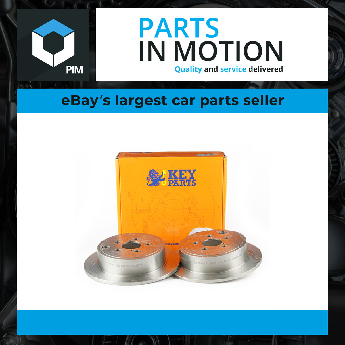 2x Brake Discs Pair Solid fits SUBARU OUTBACK BR, BR9 2.5 Rear 2009 on 286mm Set