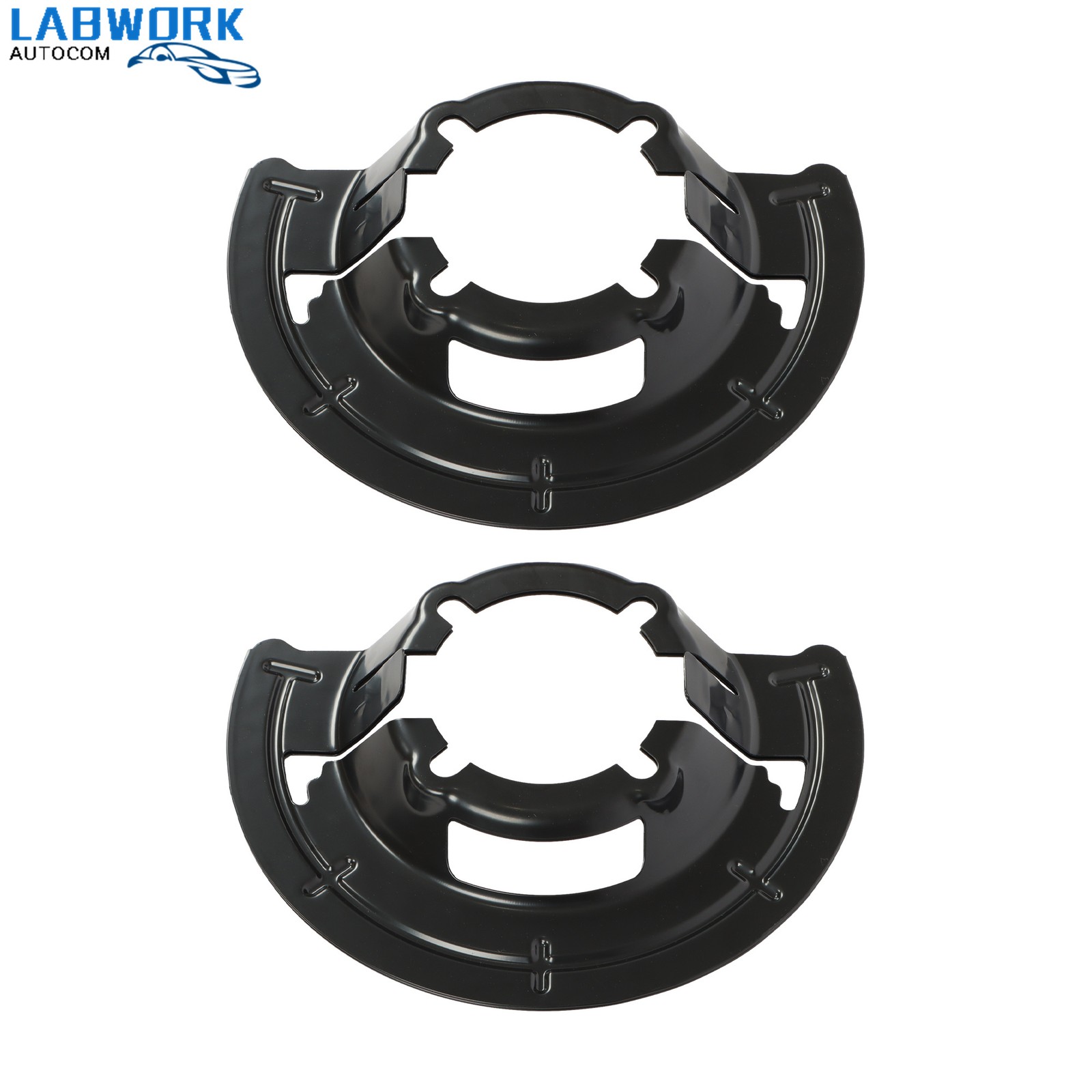 2x Front Brake Dust Shields Plate For 1997-2004 Ford F250 F350 F-450 Super Duty