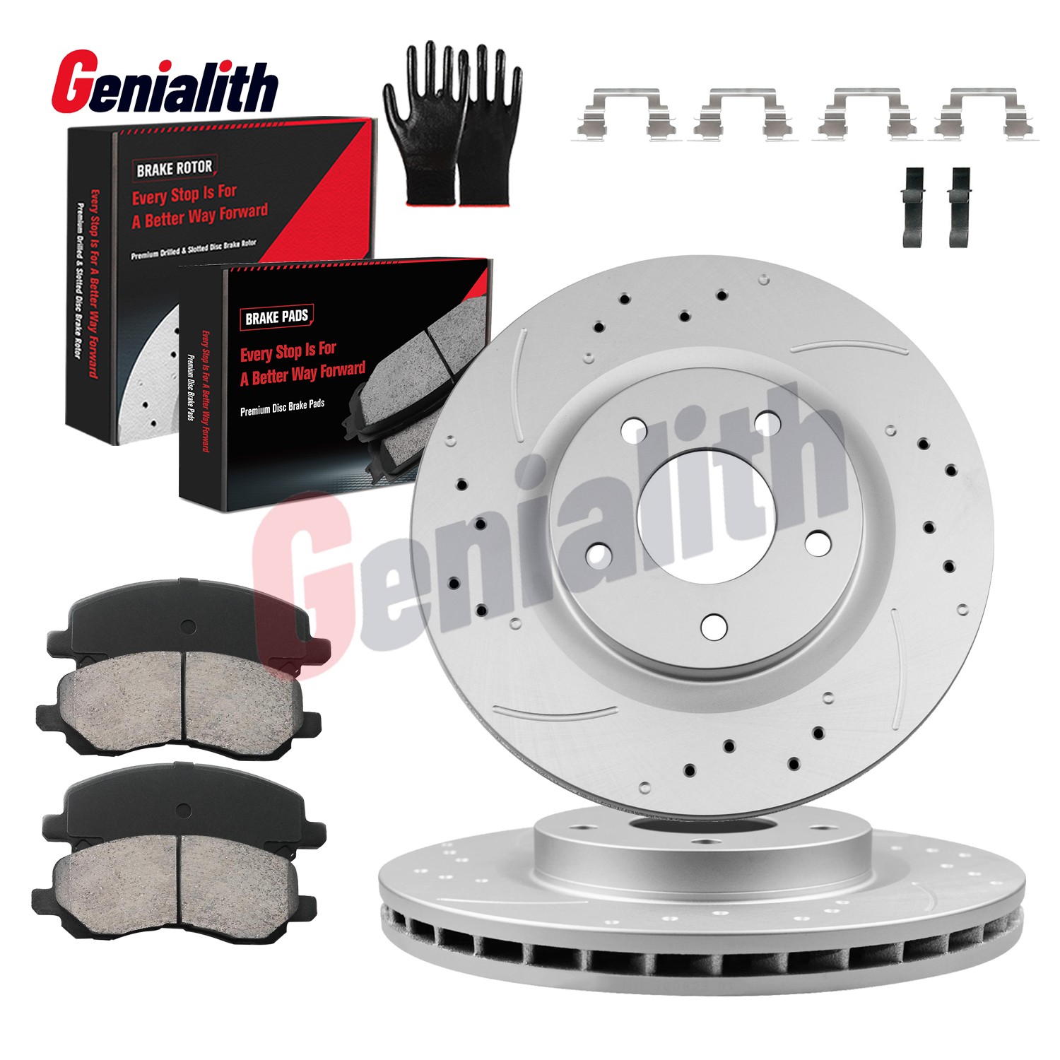 Front Drilled Brake Rotors Brake Pads for 2007-2017 Jeep Patriot Compass Dodge