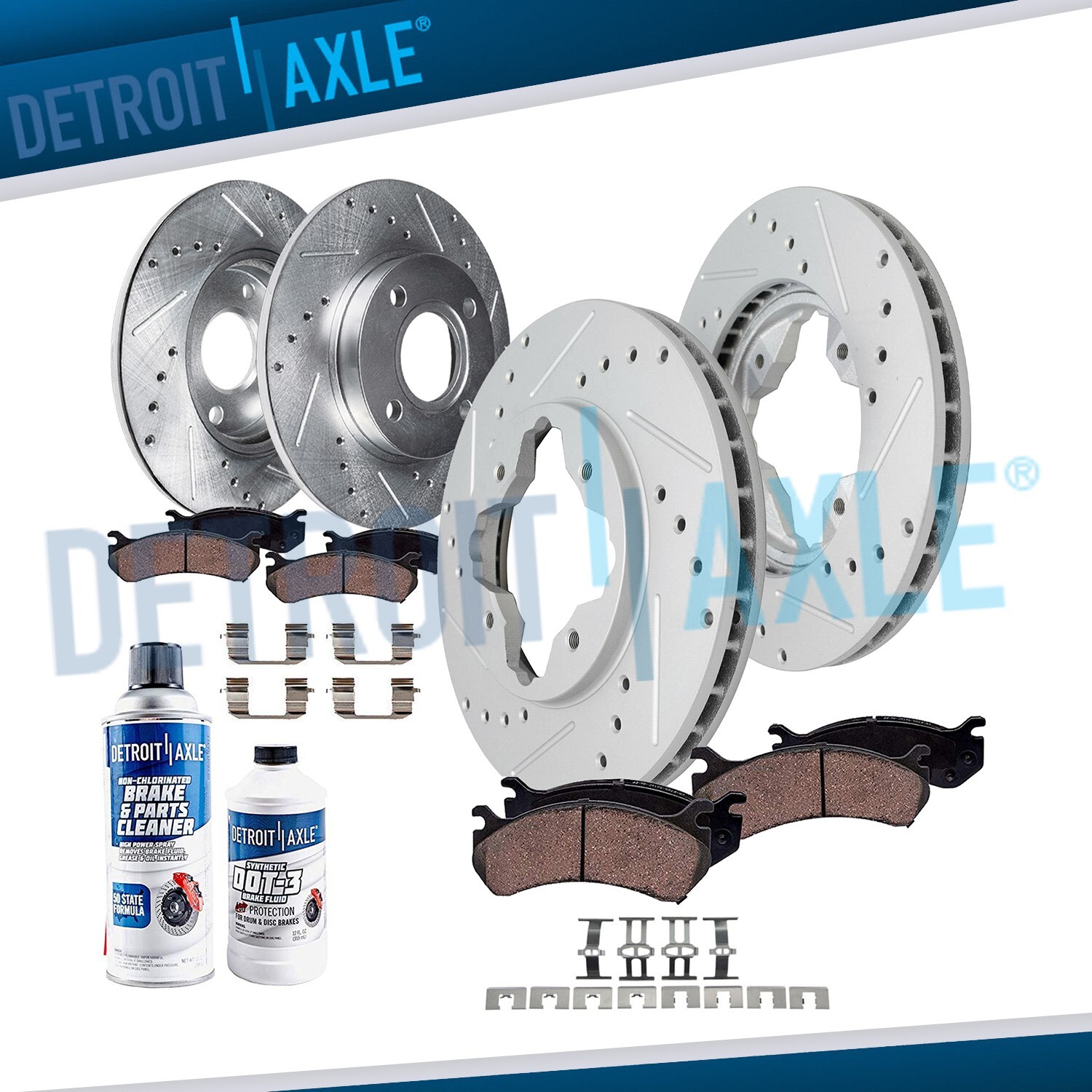Front & Rear Brakes Rotors + Ceramic Pads for 1993 – 1995 1996 1997 Honda Accord