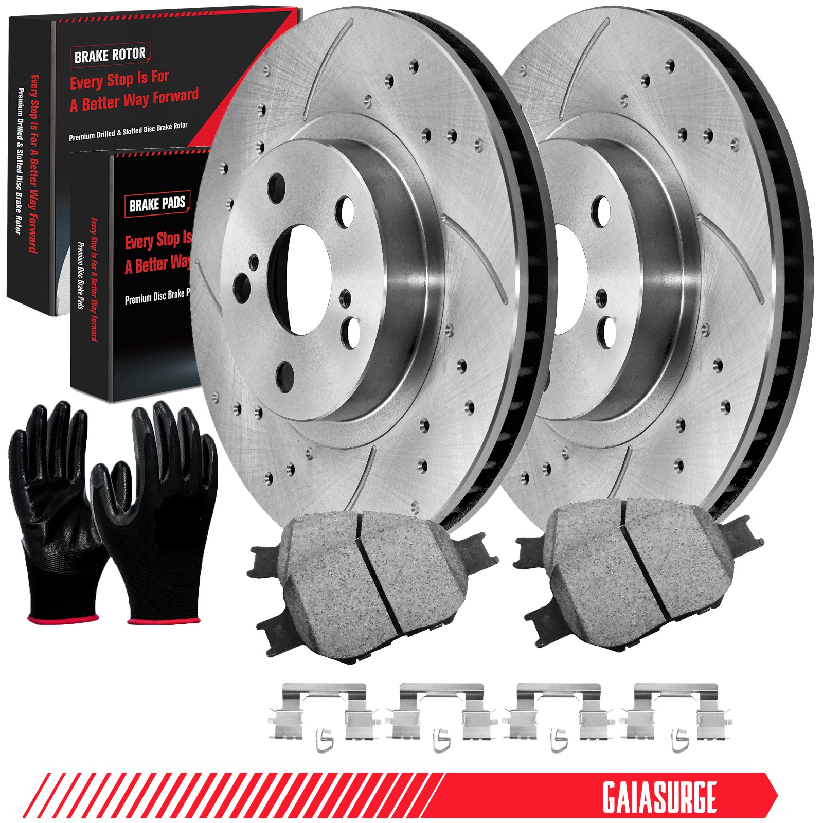 Front Drilled Slotted Brake Rotors Ceramic Pads for 2000 2001-2005 Toyota Celica