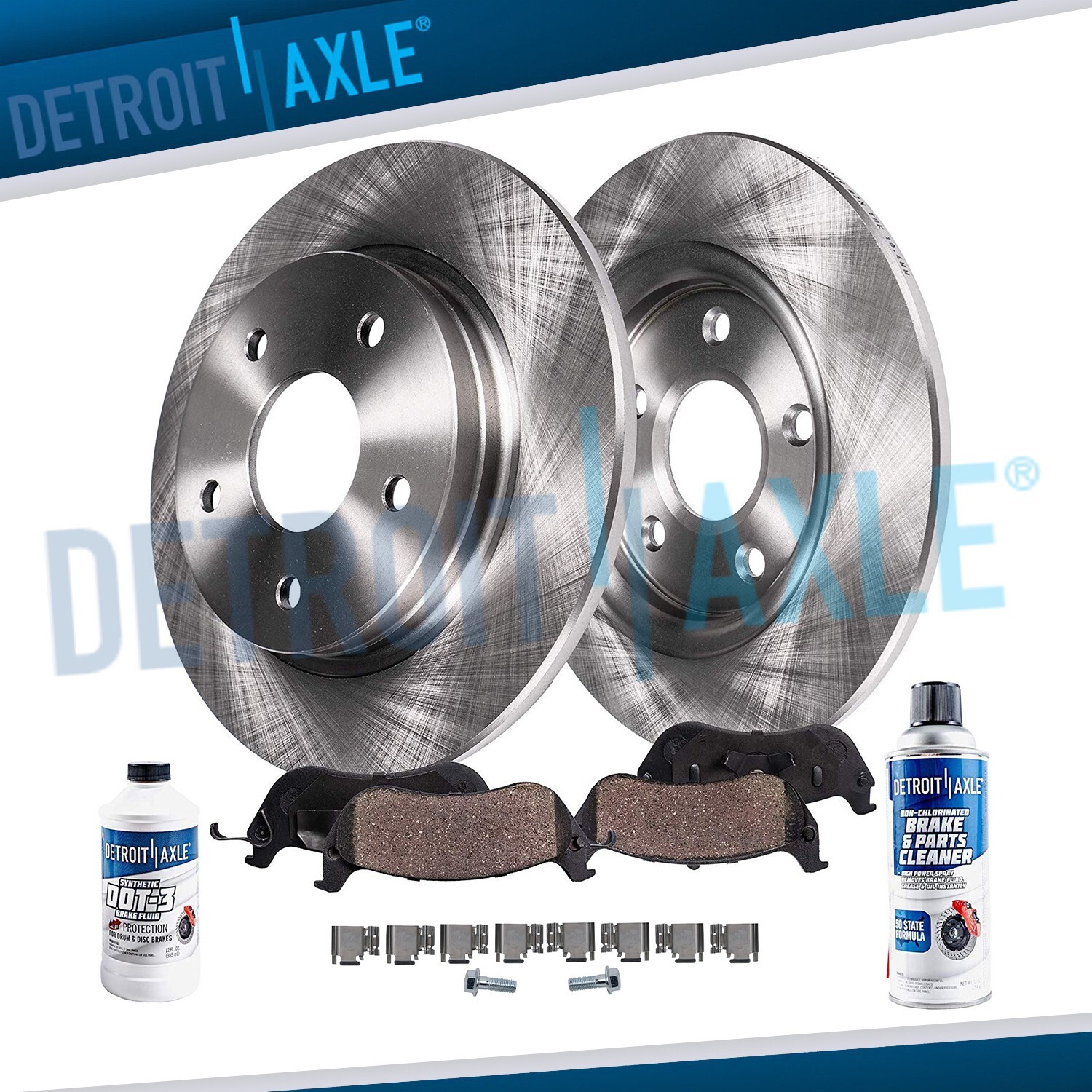 Rear Rotors & Brake Pads for Ford Five Hundred Taurus X Mercury Montego Sable
