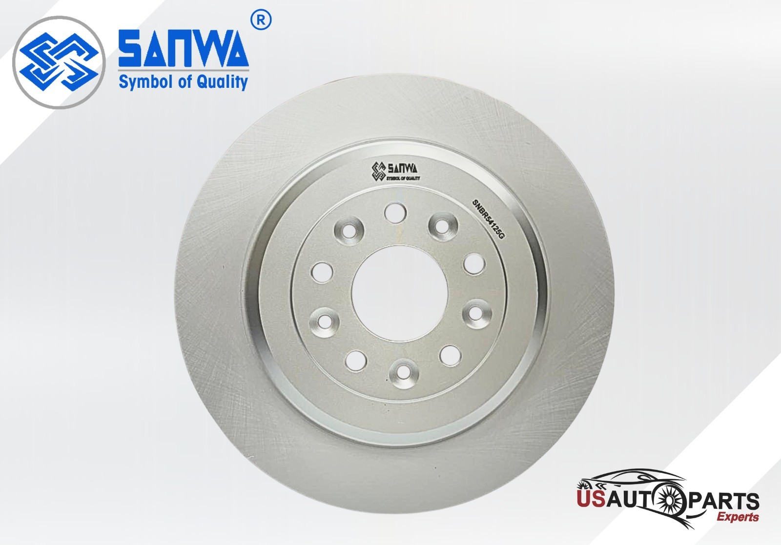 REAR BRAKE ROTOR SOLID & GEOMET COATED 330 MM FOR FORD EXPLORER EDGE 05-19 2.3L
