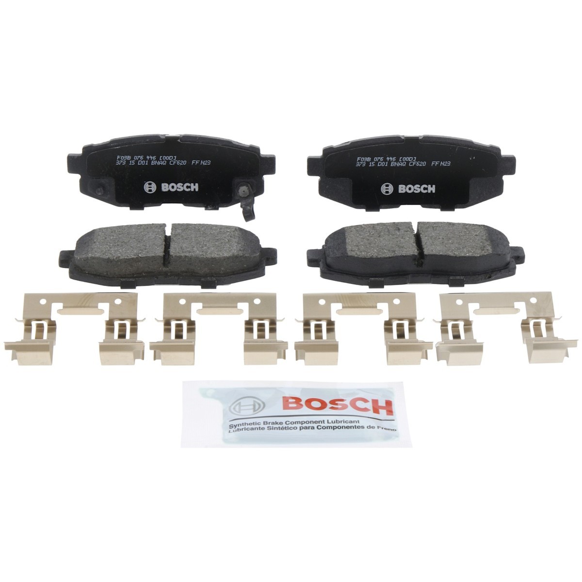 BC1124 Bosch Brake Pad Sets 2-Wheel Set Rear for Subaru Forester Scion FR-S BRZ