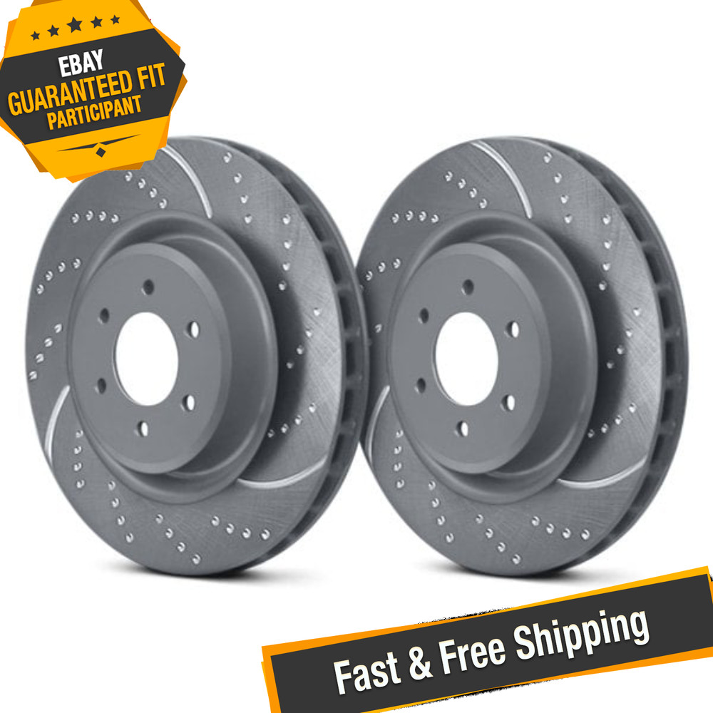 EBC 3GD Series Sport Dimpled & Slotted 1-Piece Brake Rotors for 15-19 Subaru WRX