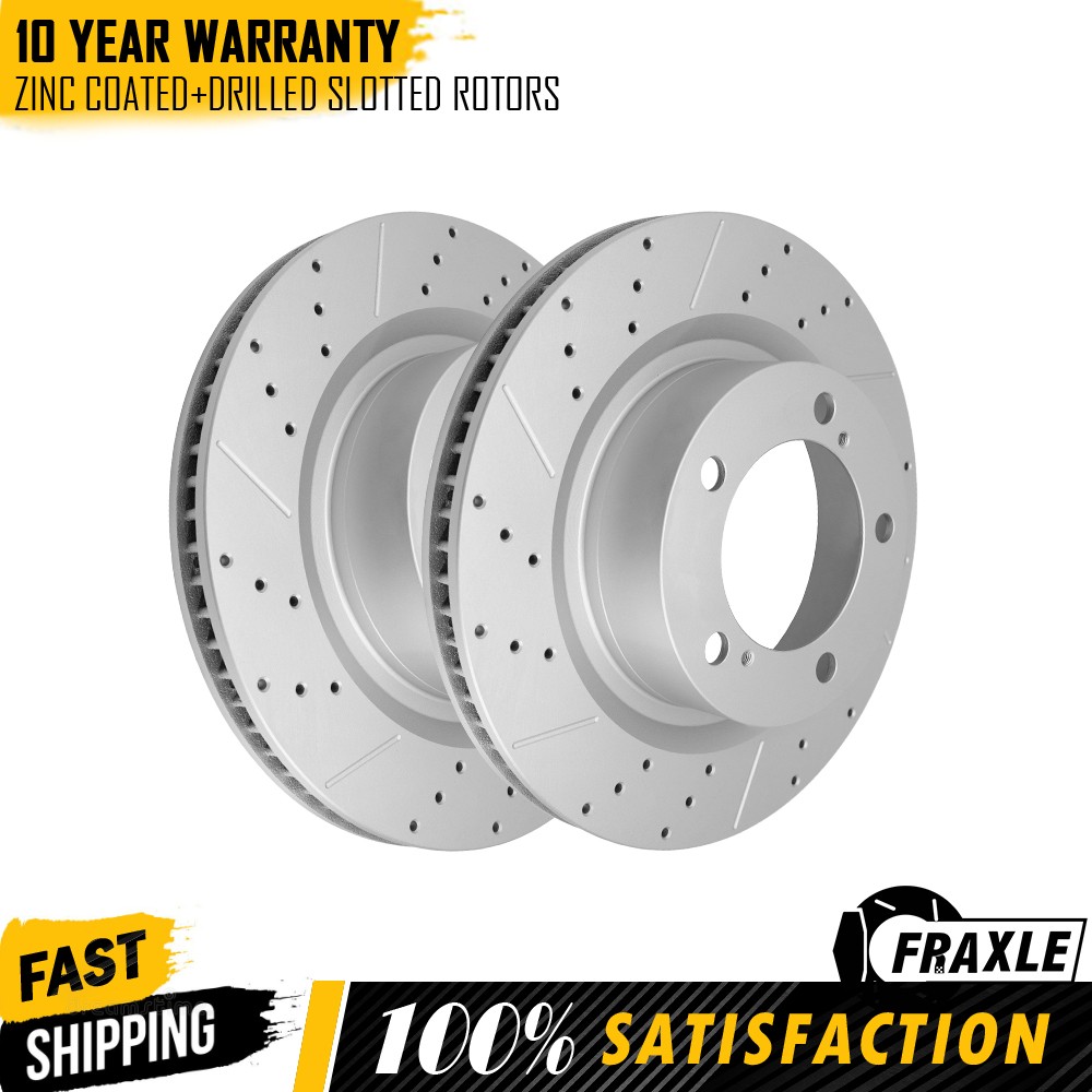 353mm Front Brake Disc Rotors For Toyota Tundra Sequoia Lexus LX570 2016 – 2021
