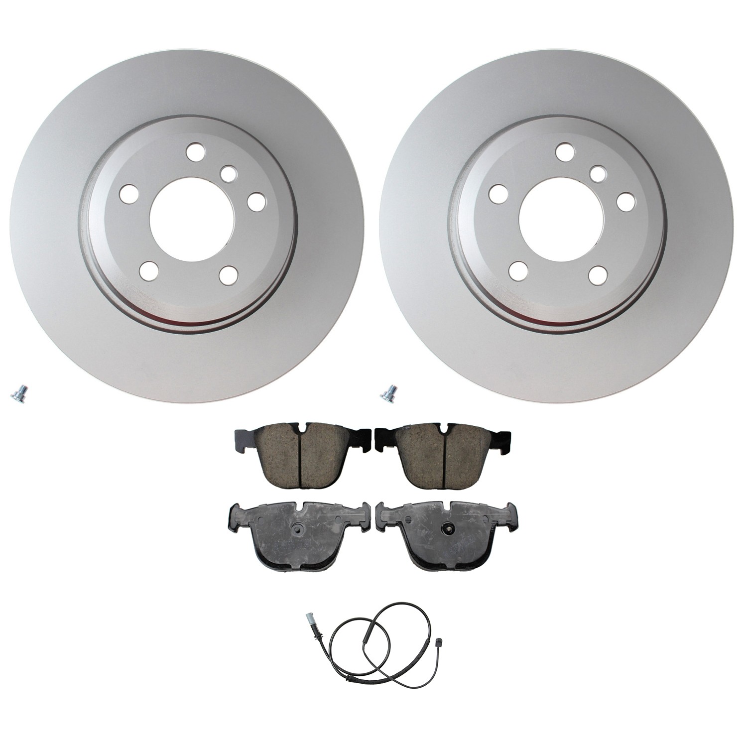Hella Rear Rotors Akebono Euro Ceramic Disc Brake Pad Kit For BMW F15 X5 F16 X6