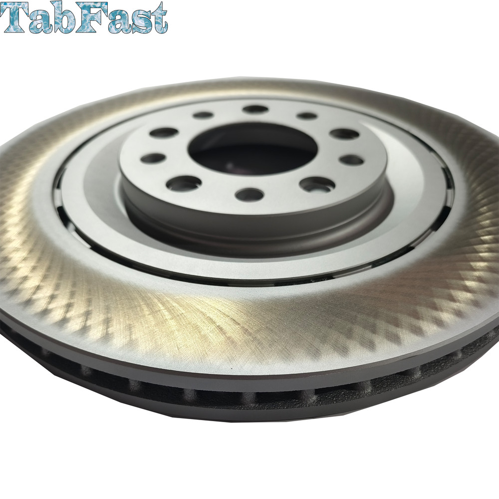 2 Pcs Left & Right Rear Brake Rotor Kit 3Y0615601A for 2011-20 Bentley Mulsanne