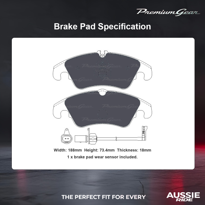 Front+Rear Brembo UV Coated Disc Rotors+KDH Brake Pads for Audi A4 8W2 B9 15-21