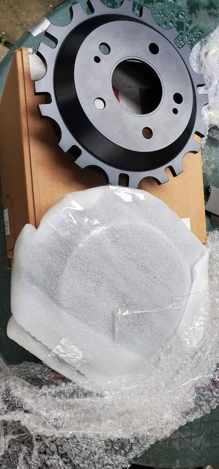 Nissan GTR R35 Boost Logic Rear Brake Hats Pair for Carbon Ceramic Rotors