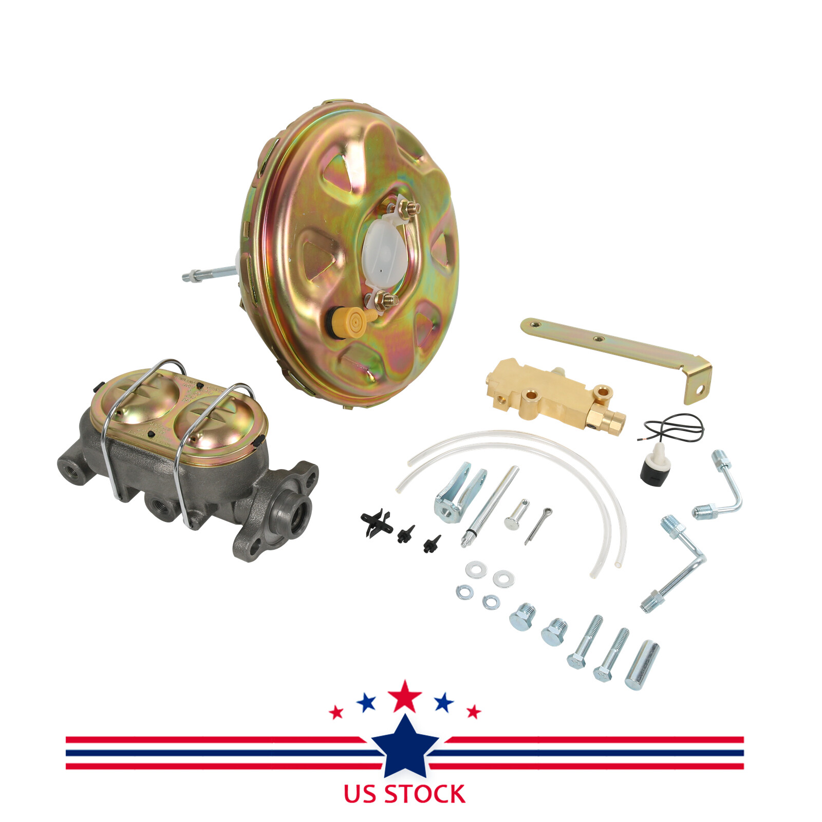 Power Disc Brake Conversion Kit Drilled & Slotted, GM-227 For 1967-1969 Camaro