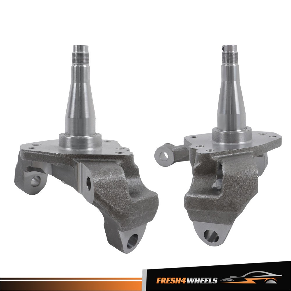 Forged Steel 1-Piece 2″ Drop Spindles For 1974-1977 1978 Ford Mustang II Pinto