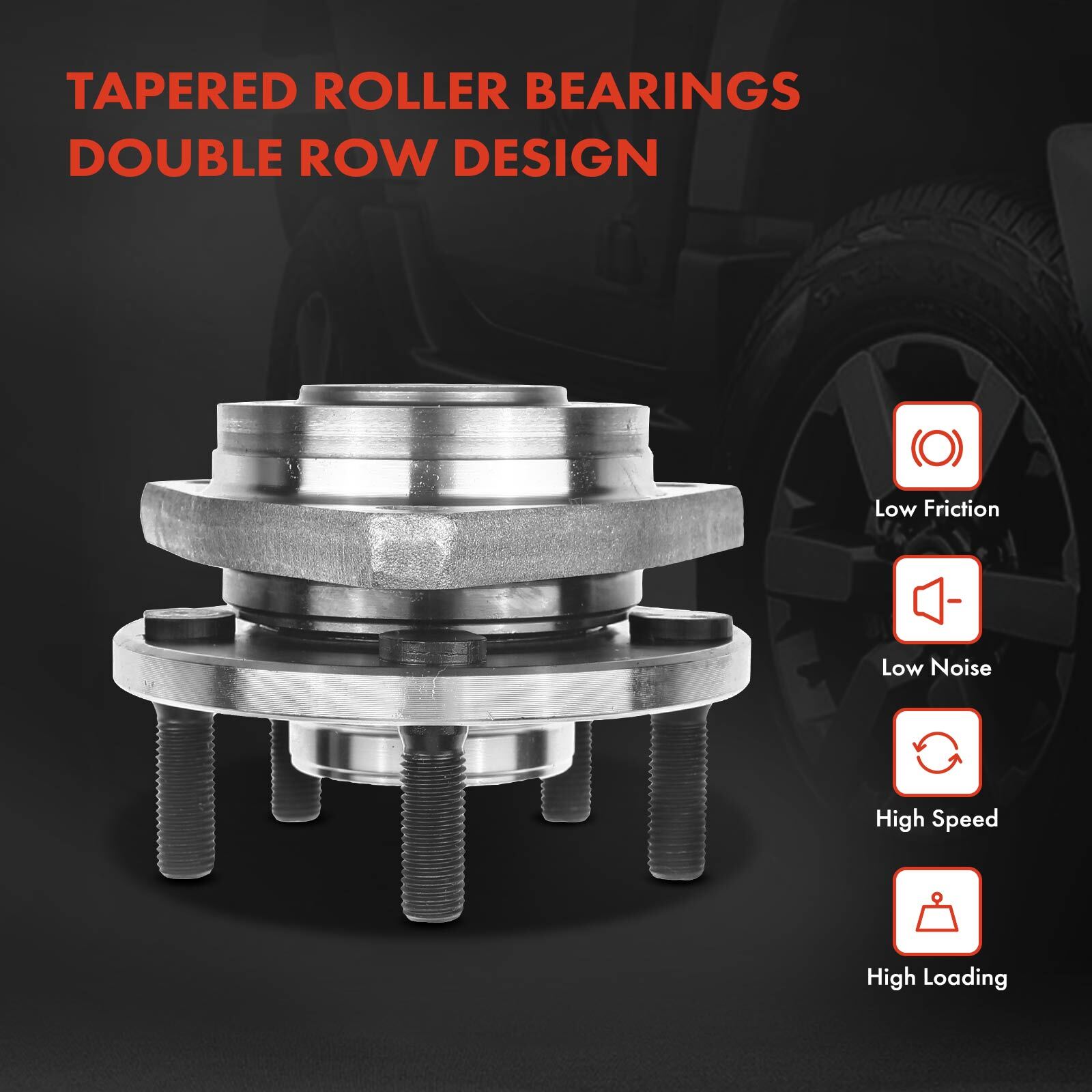 Front Disc Brake Rotor & Pads + Hub Bearing for Chrysler Cirrus Dodge Stratus