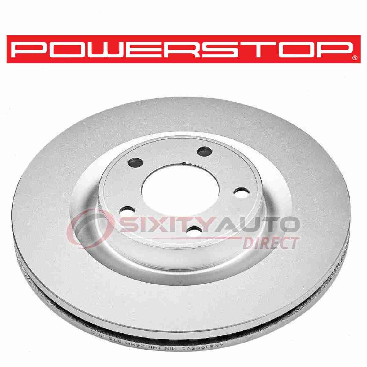 Disc Brake Rotor-Front Genuine Geomet Coated Rotor Power Stop AR8190EVC