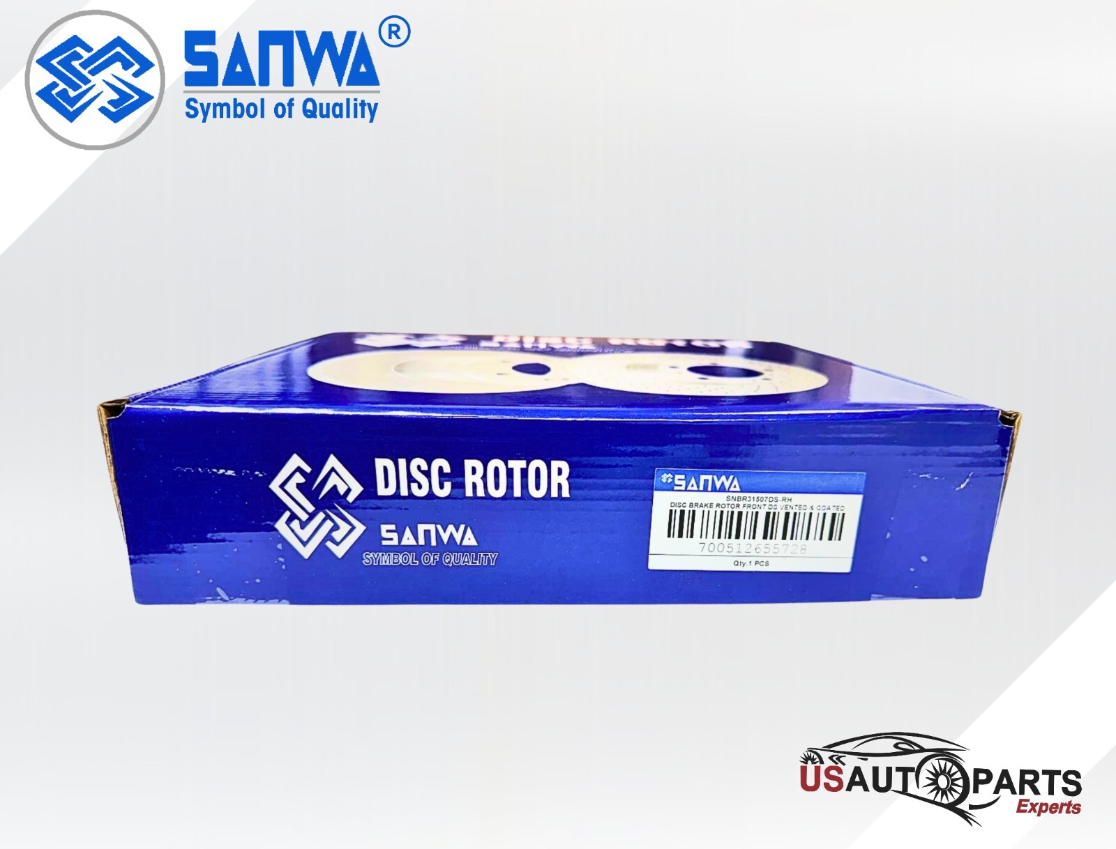 REAR RH BRAKE ROTOR SOLID & COATED GEOMET D&S 272MM FOR TOYOTA HIGHLANDER 08-14