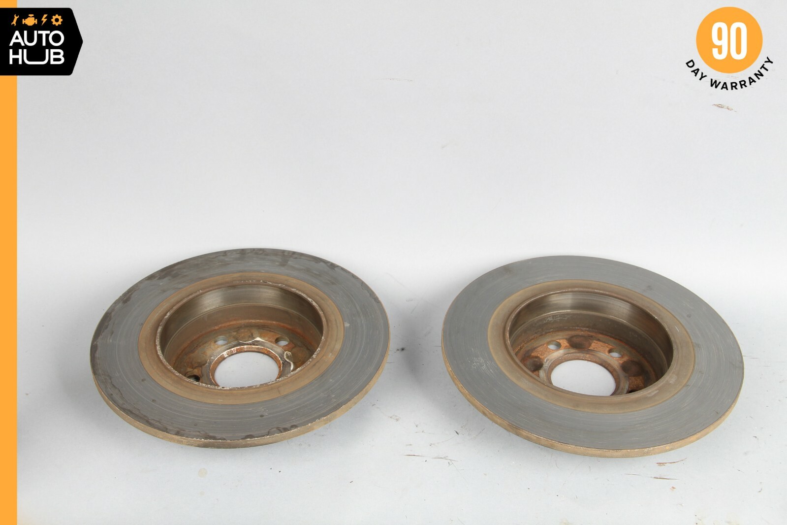 08-14 Mercedes W204 C250 C300 C350 Rear Brake Rotor Left and Right Set OEM