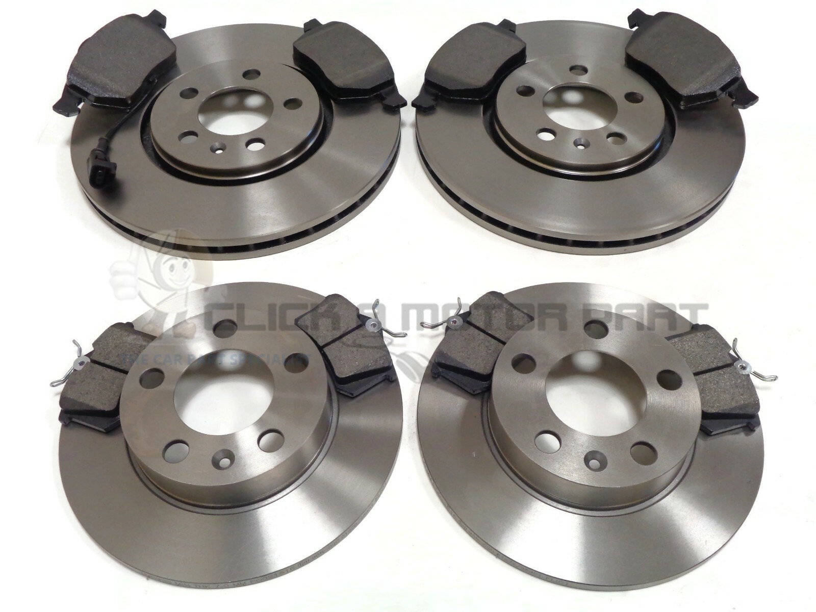 SEAT LEON 1.9 TDI 150 BHP FR 99-05 FRONT & REAR BRAKE DISCS & PADS (CHECK SIZE)