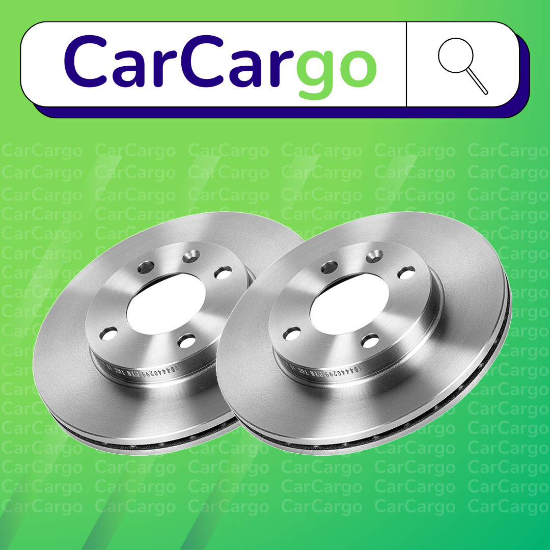 Premium Vented Front Brake Discs Pair VW Polo 100 1.6 1995-2001 239 mm