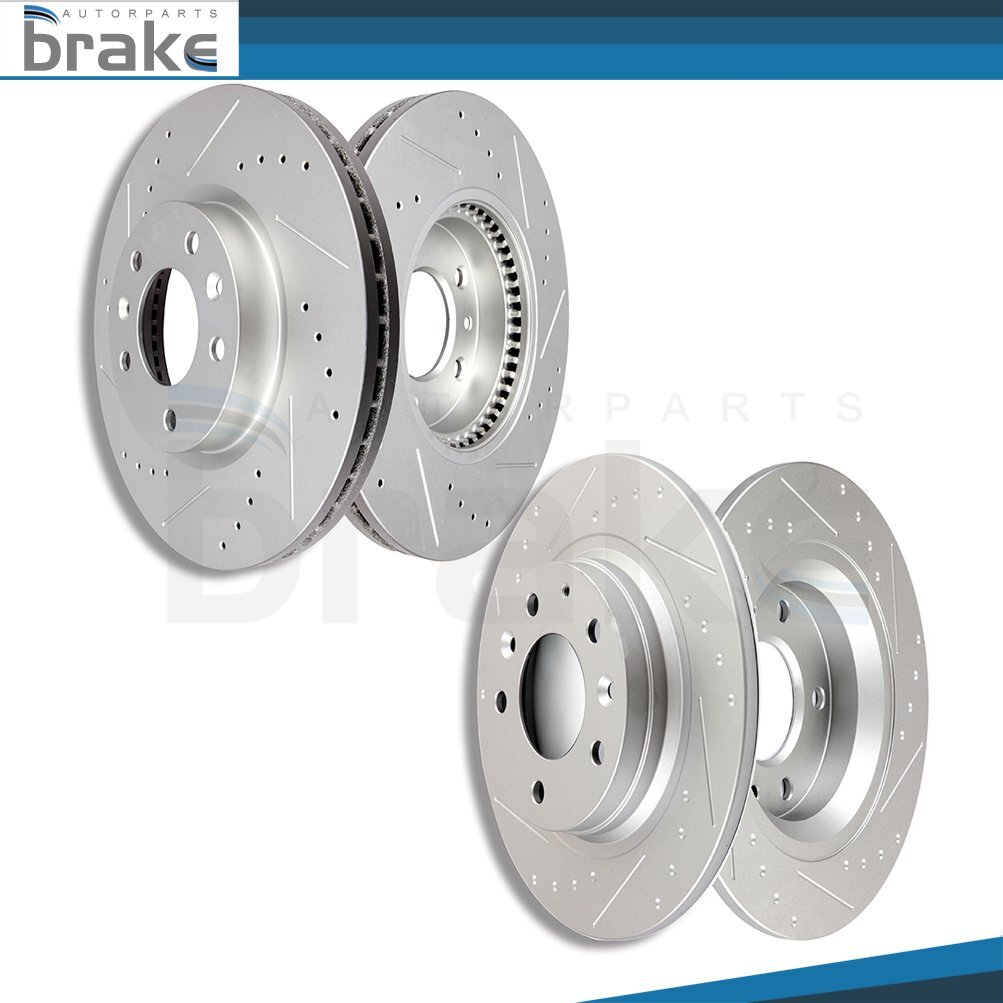 Front and Rear Rotors For MAZDA 6 FORD FUSION LINCOLN MKZ ZEPHYR MERCURY MILAN