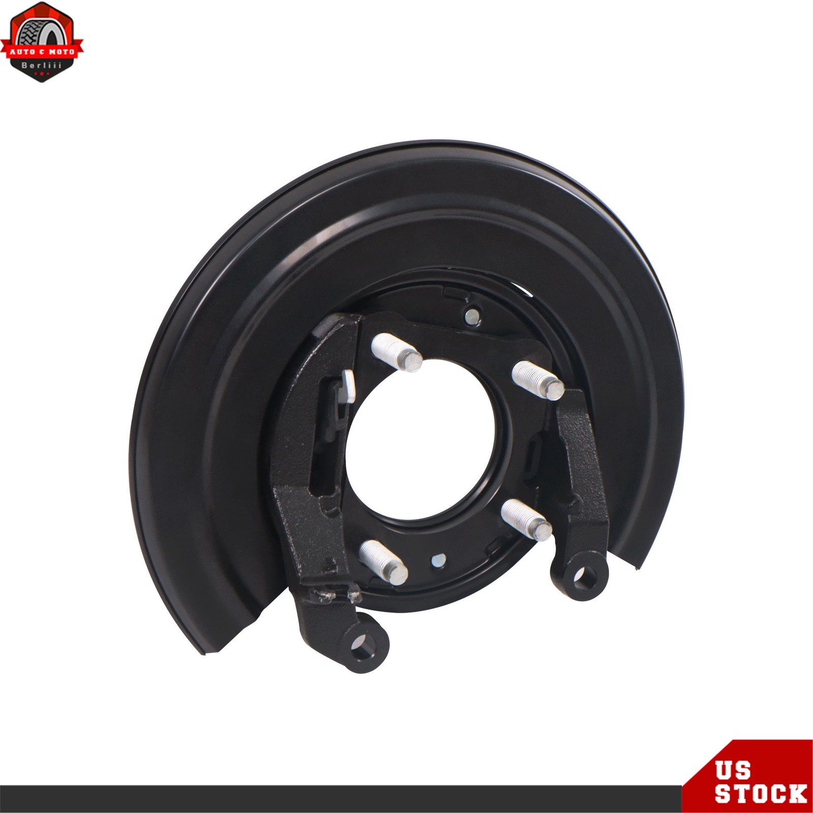 Rear Driver Side Parking Brake Backing Plate For Ford F-250 Super Duty 2005-2012