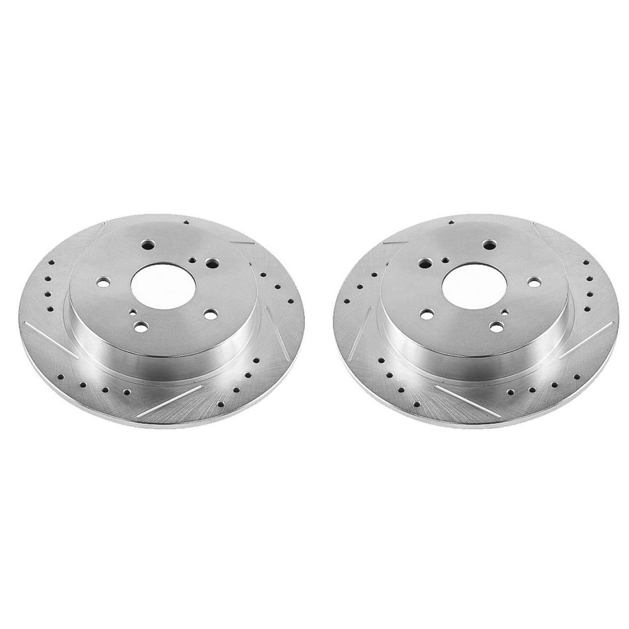 PowerStop Disc Brake Rotor Set – Fits Suzuki SX4 2007-2013, Suzuki SX4 Crossover