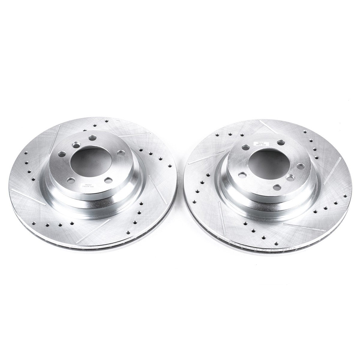 EBR843XPR Powerstop 2-Wheel Set Brake Discs Front for 330 E90 3 Series 330xi 06