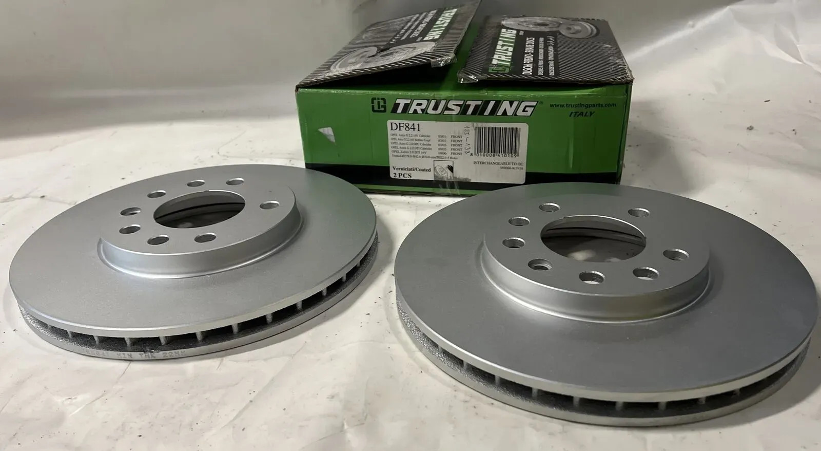 TRUSTING front brake discs DF841 280.0×24.9 mm, 5×70.0 Opel Astra G