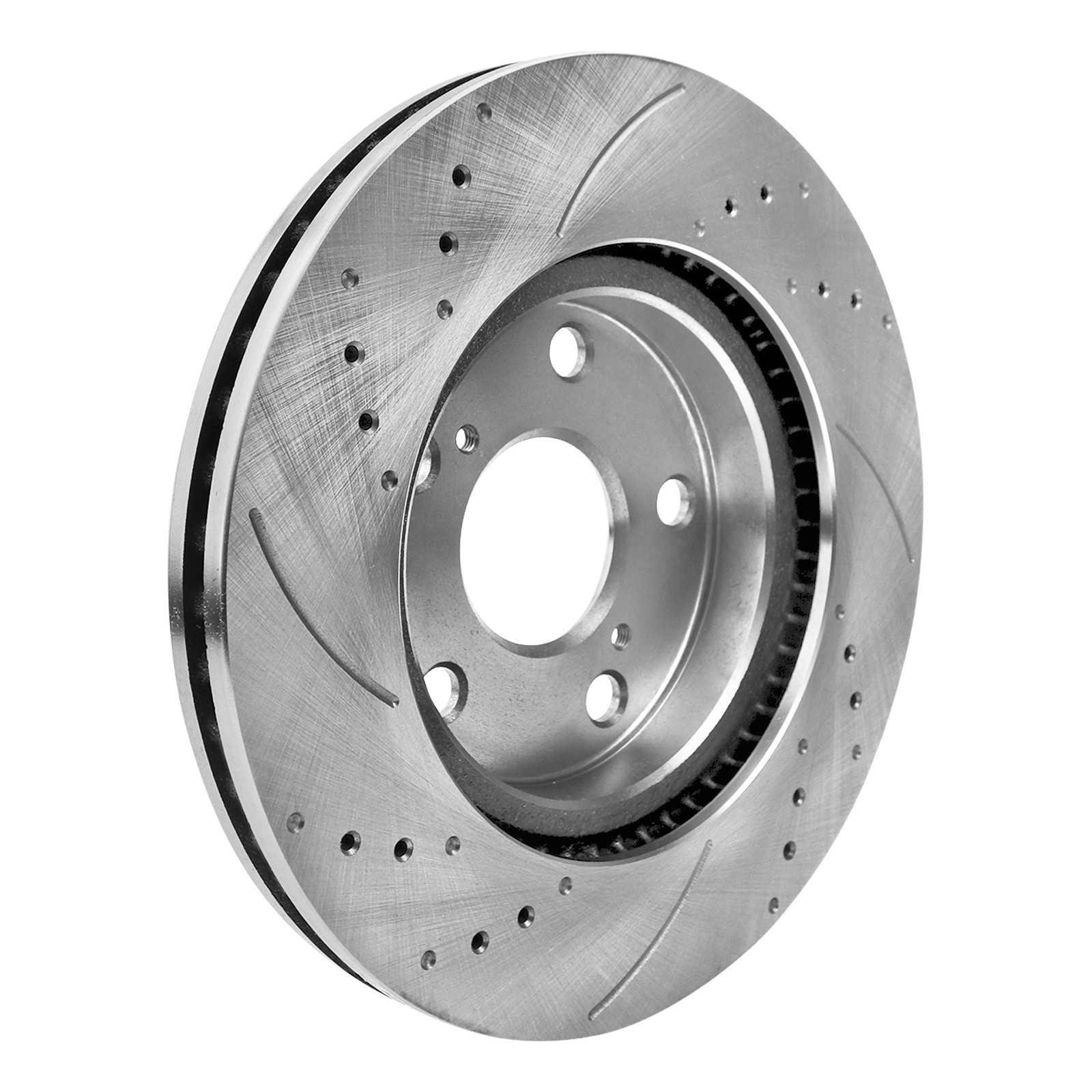 Front Drilled Rotors Calipers Brake Pad for Toyota RAV4 2010-2012 Lexus HS250h
