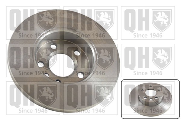 2x Brake Discs Pair Solid fits VW CARAVELLE Mk4 2.5D Front 96 to 03 282mm Set QH
