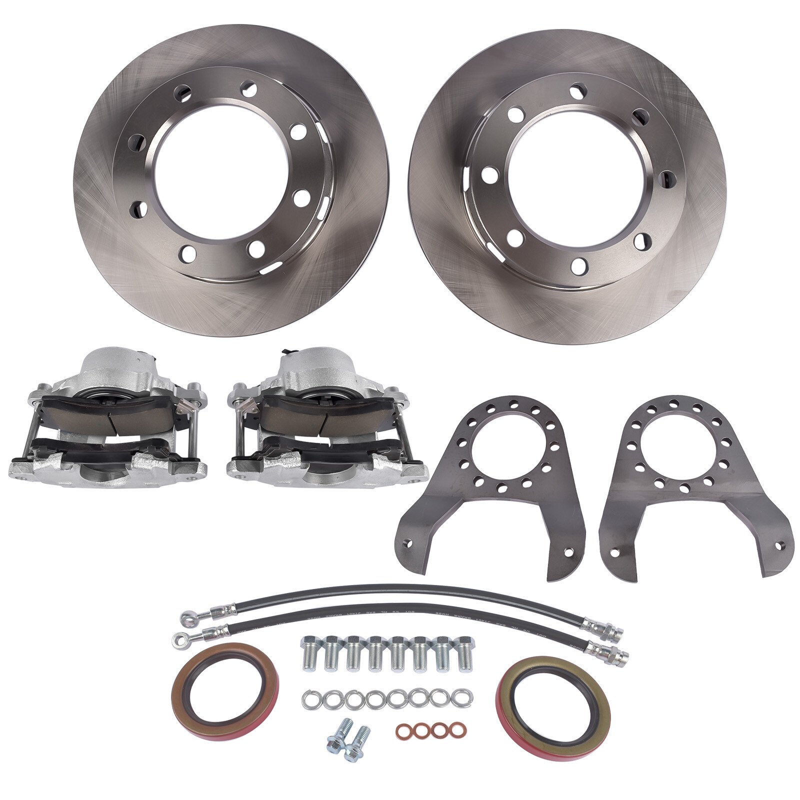 For GM 14 Bolt Complete Disc Brake Conversion Kit 10.5 SRW Full Float Disk Brake