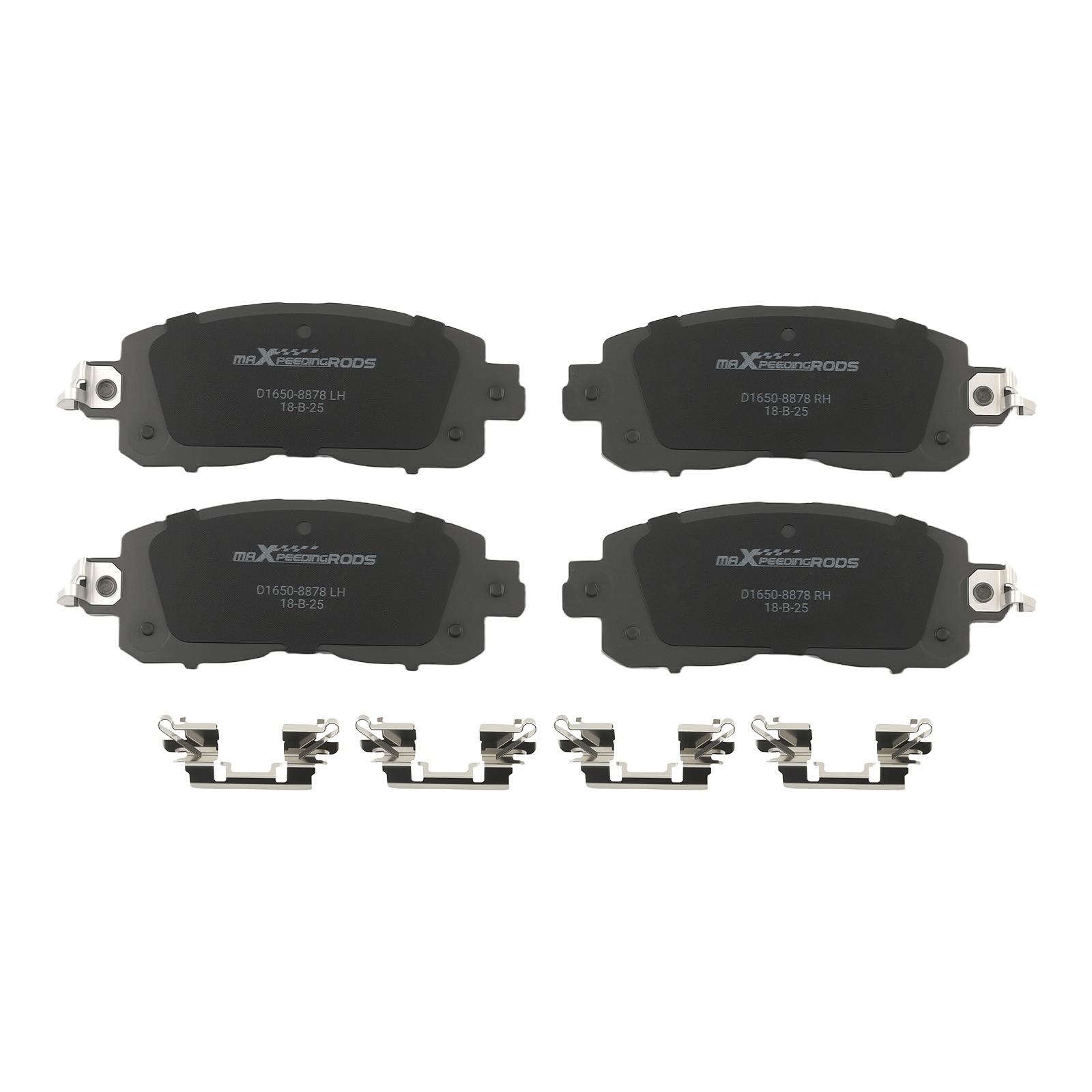 Front Brake Rotors+Ceramic Brake Pads Kit for Nissan Altima 2013-2023 D1650