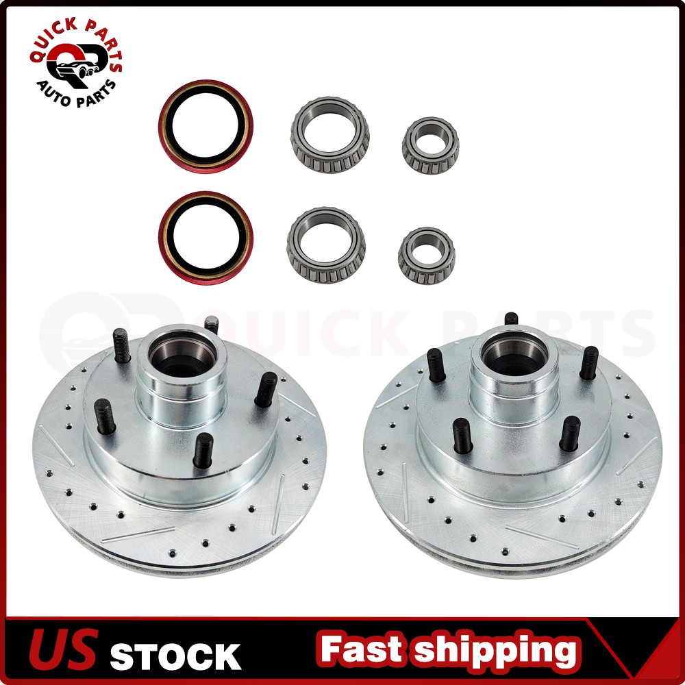 Disc Brake Rotor and Bearing-Seal Kit 5 on 4-3/4 Inch for 1974 – 1980 Mustang II