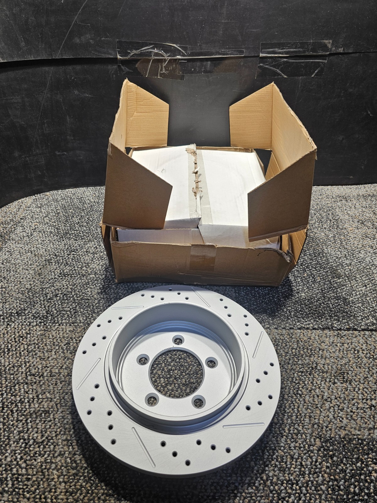 (QTY 2) Brake Disc Rotors Left and Right Drilled & Slotted Z-54098LR