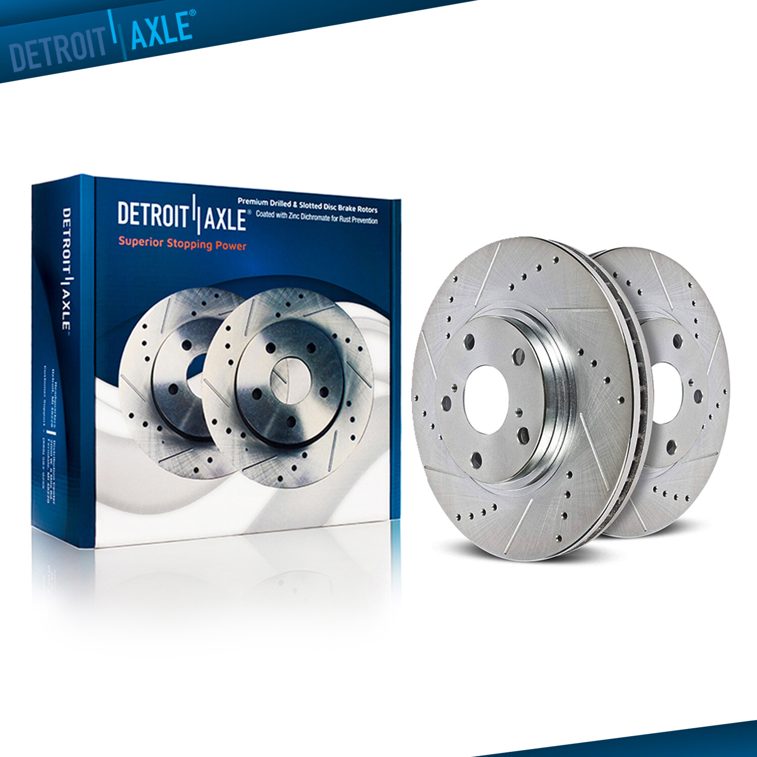 277mm Front Drilled Brake Rotor for Subaru Forester Impreza Legacy BRZ 9-2X FR-S