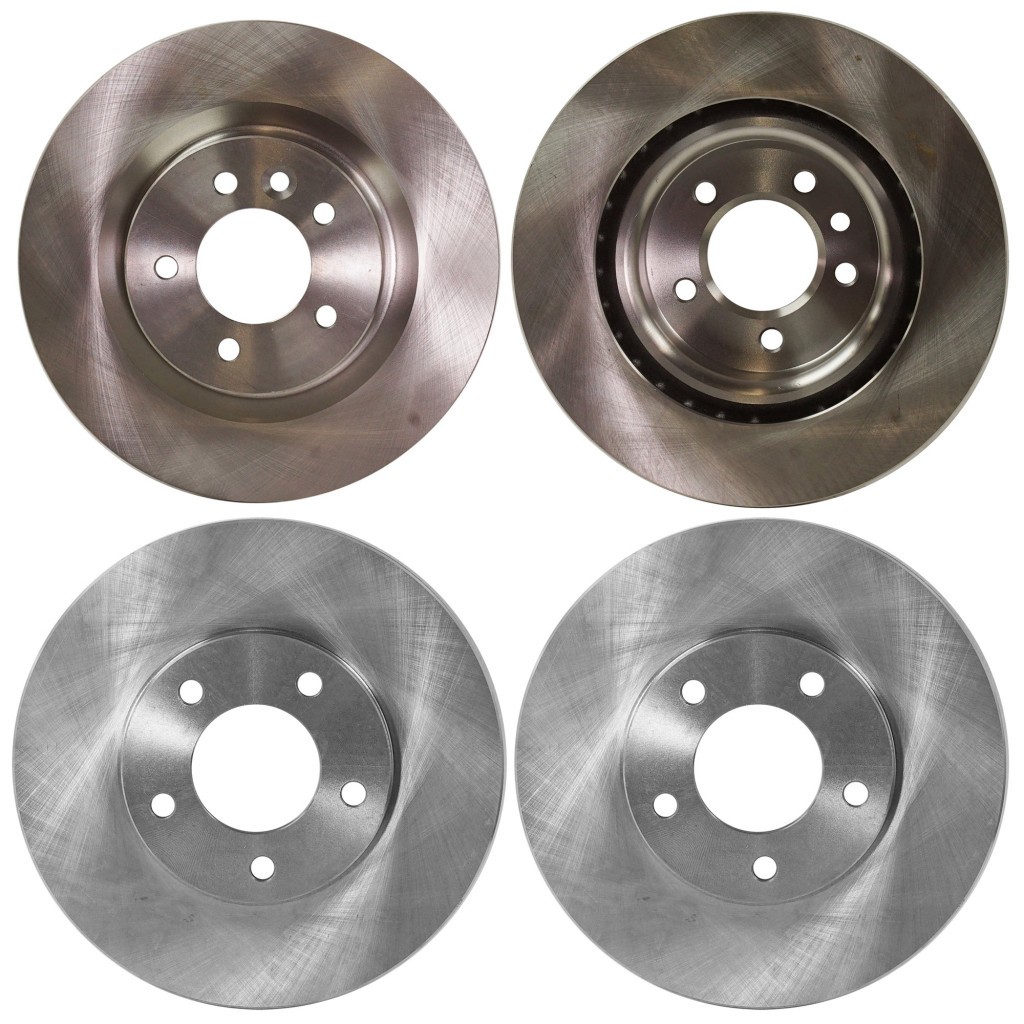 SureStop Brake Disc For Land Rover LR3 2009 Front and Rear 4-Wheel Set SDB000644